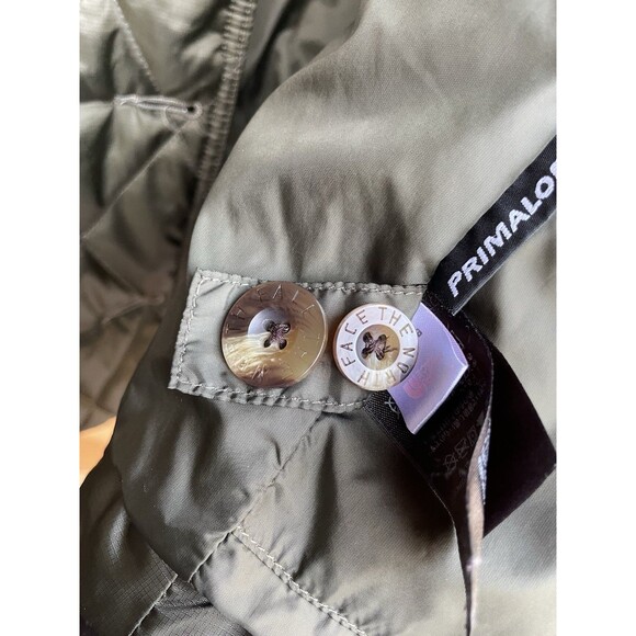 The North Face PrimaLoft Olive Army Green  Quilted Short Puffer Jacket Women’s M - Picture 16 of 16